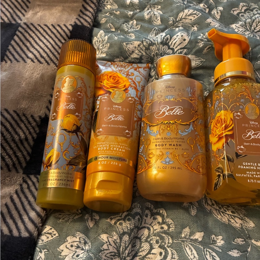 Disney Princess Belle Body Set - Fragrance -Body Cream -Body Wash - Hand Soap - Picture 4 of 5